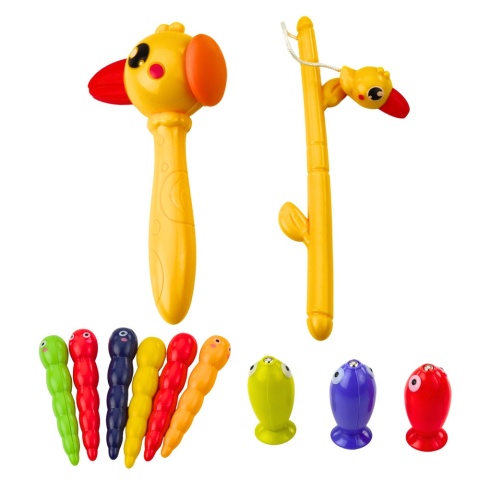 Kostka Edukacyjna Sensoryczna Cymbałki Labirynt Krokodylek